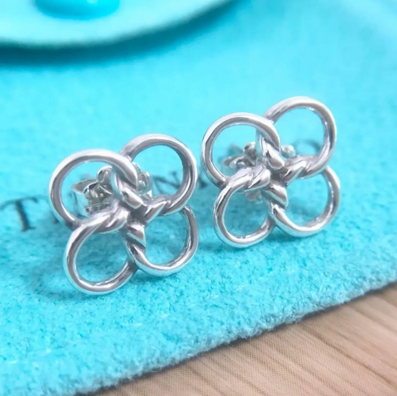 Tiffany & Co. Elsa Peretti Quadrifoglio Earrings - Picture 2 of 8